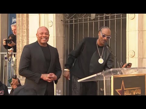 Dr. Dre receives star on Hollywood Walk of Fame