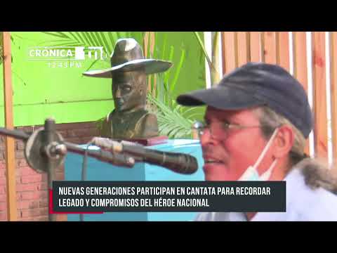Juventud honra a Sandino a 88 años de su tránsito a la inmortalidad - Nicaragua