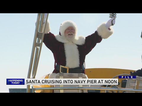 Santa Claus will cruise into Navy Pier in style Sunday, on a Seadog Speedboat