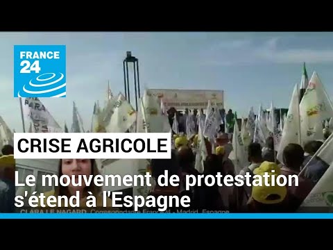 Crise agricole : après la France et l'Allemagne, le mouvement de protestation s'étend à l'Espagne