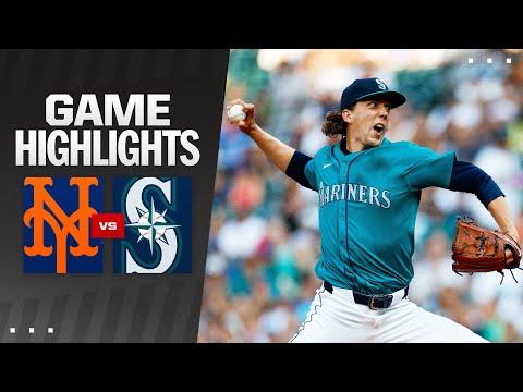 Mets vs. Mariners Game Highlights (8/10/24) | MLB Highlights