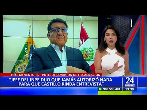Ventura anuncia que citarán a Pedro Castillo por presunta entrevista a medio extranjero