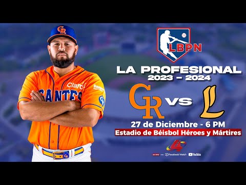 Gigantes de Rivas VS Leones de León - Liga de Béisbol Profesional Nacional (LBPN) – 2023 - 2024