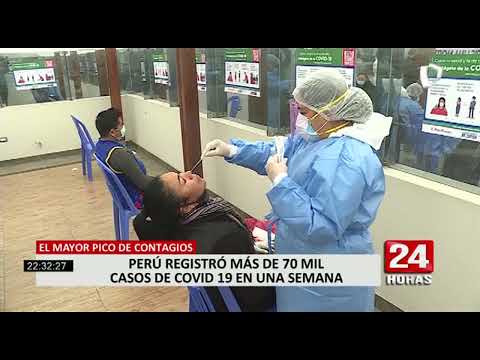 ¡No baje la guardia! Continúa elevándose la cifra de contagiados de coronavirus en el Perú