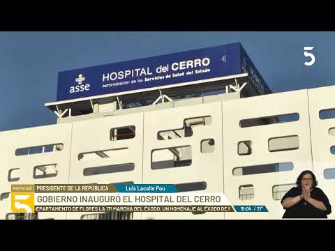 Fue inaugurado este lunes el Hospital del Cerro, con la presencia del presidente Luis Lacalle Pou