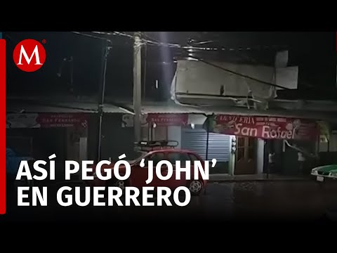 Afectaciones del huracán John en Acapulco, Guerrero