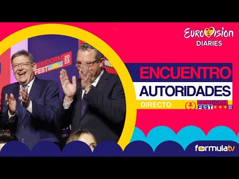 Rueda de prensa del BENIDORM FEST 2023 con autoridades desde Valencia