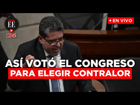 Carlos Hernán Rodríguez, nuevo contralor de la República: así fue la votación en el Congreso