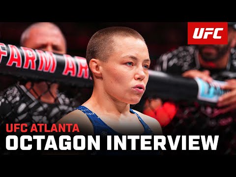 Rose Namajunas Octagon Interview | UFC Atlanta