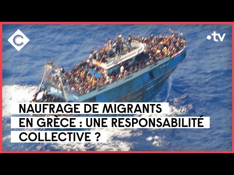 Naufrage de migrants, crise migratoire, Fonds Marianne - Le 5/5 - C à Vous - 15/06/2023