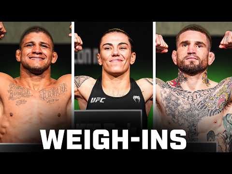 Burns vs Brady Fighter Weigh-Ins | UFC Vegas 97