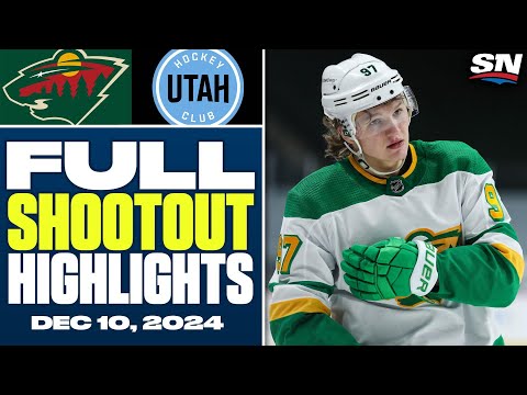 Minnesota Wild at Utah Hockey Club | FULL Shootout Highlights - December 10, 2024