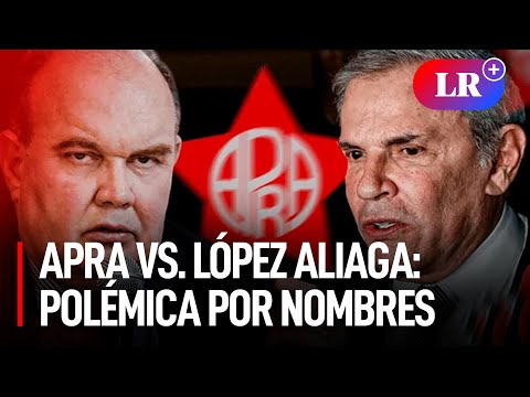 PARTIDO APRISTA enfrenta a RAFAEL LÓPEZ ALIAGA por NOMBRAR a parque LUIS CASTAÑEDA LOSSIO