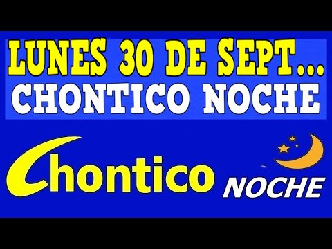 CHINTICO NOCHE Resultado LUNES 30 De SEPTIEMBRE De 2024