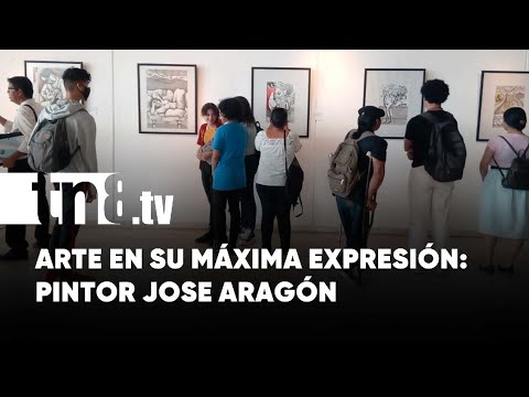 Exposición creativa de José Aragón brillará en el Teatro Rubén Darío