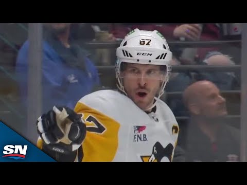 Sidney Crosby Scores From Ridiculous Angle With Wicked Tip