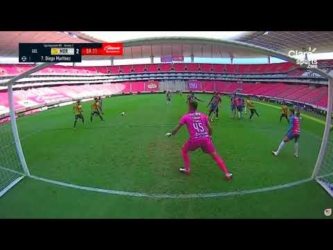 Gol de D. Martínez | Tapatío 2 - 2 A. Morelia | Liga BBVA Expansión MX