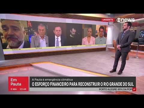 Ministro Paulo Pimenta fala à GloboNews sobre as ações do Governo Federal no RS