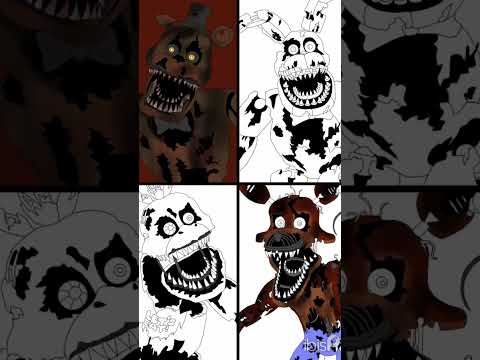 Edith FNAF 4 Animatronic nightmare //frocky_copi// #fnaf #music #fivenightsatfreddys