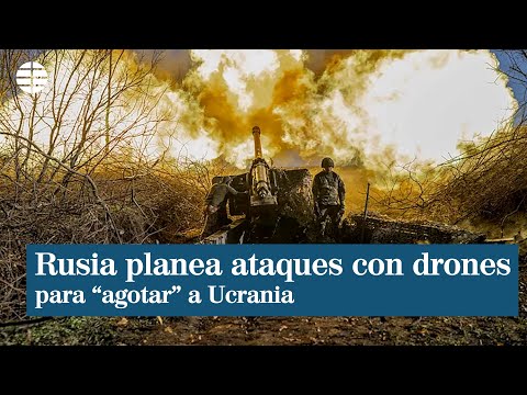 Zelenski asegura que Rusia planea una larga ofensiva con drones para agotar a Ucrania