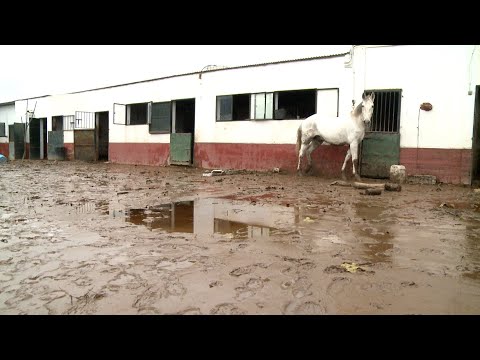 Badajoz y sus pedanías afectados por la intensa lluvia