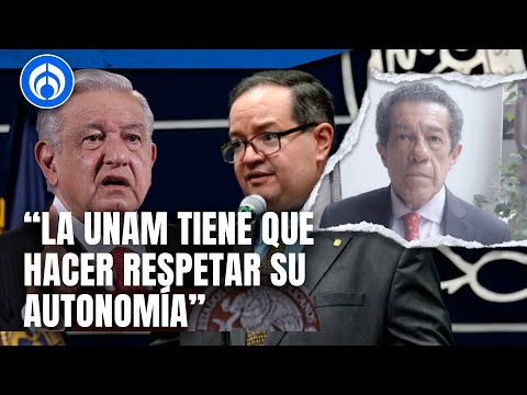 Leonardo Lomelí responde a AMLO: La UNAM no estará al servicio de ningún partido