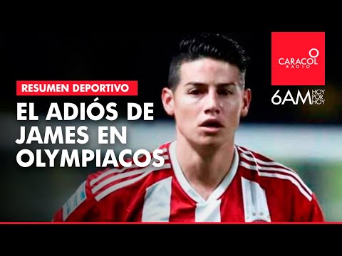 El adiós de James Rodríguez al Olympiacos | Caracol Radio