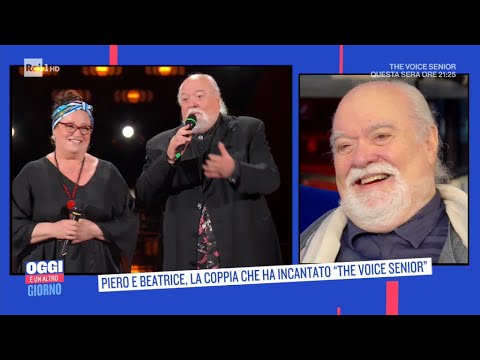 Piero e Beatrice, la coppia che ha incantato The Voice Senior - Oggi è un altro giorno 03/12/2021