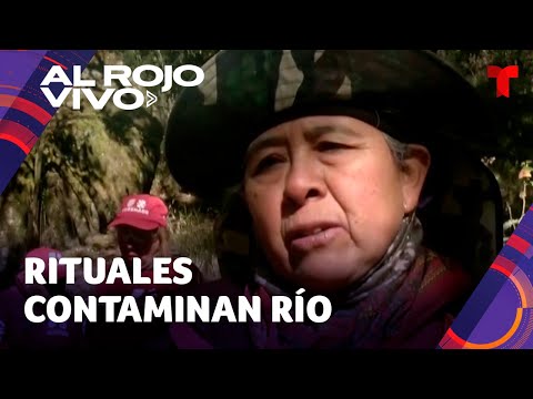 Denuncian que supuestos rituales de santería y magia negra contaminan río con agua potable en México