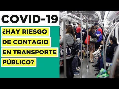 El riesgo de contagiarse de COVID-19 en el transporte público