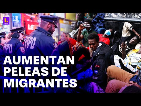 Aumentan las peleas entre migrantes en Nueva York: Ya no podemos recibir más personas