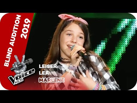 Lea - Leiser (Marlene) | Blind Auditions | The Voice Kids 2019 | SAT.1