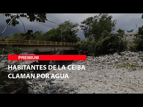 Habitantes de La Ceiba claman por agua