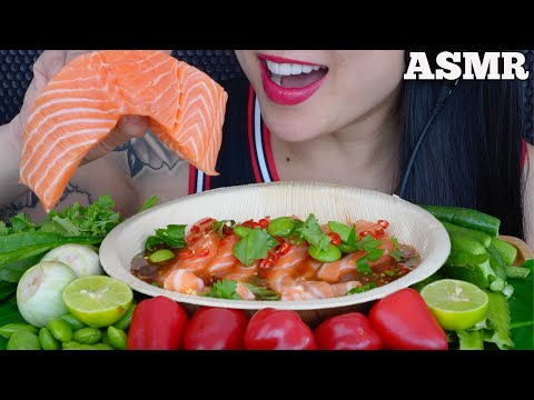 ASMR-SPICY-THAI-SALMON-SALAD-+ ASMR-SPICY-THAI-SALMON-SALAD-+