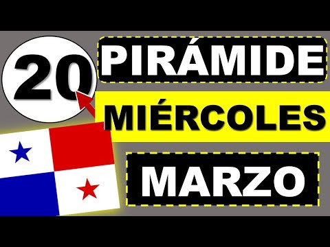 Pirámide de la Lotería de Panamá para Miércoles 20 Marzo 2024 Decenas Suerte Sorteo Miercolito d Hoy