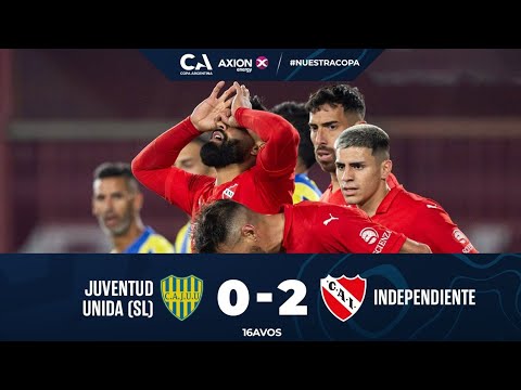 16avos: Juventud Unida (SL) 0 - Independiente 2
