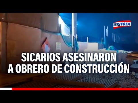 Chosica: Sicarios asesinaron a obrero de construcción y mototaxista