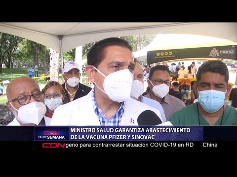 Ministro de Salud garantiza abastecimiento de la vacuna Pfizer y Sinovac
