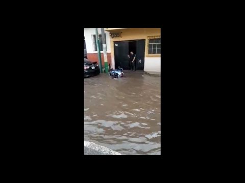 Se registran lluvias e inundaciones en Amatitlán