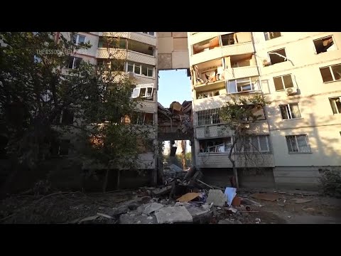 Kharkiv residential block heavily damaged in deadly Russian glide bomb attack