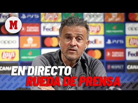 EN DIRECTO: Rueda de prensa de Luis Enrique y Marquinhos I MARCA