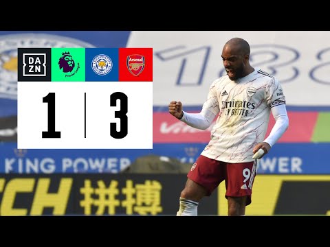 Leicester vs Arsenal (1-3) | Resumen y goles | Highlights Premier League