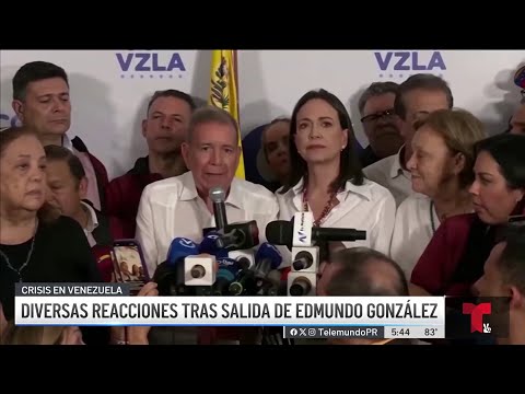 Edmundo González recibe asilo político en España