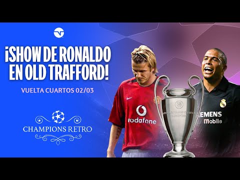 RESUMEN: MAN. UNITED 4-3 REAL MADRID | CUARTOS VUELTA UEFA CHAMPIONS LEAGUE 02/03 | HIGHLIGHTS RETRO