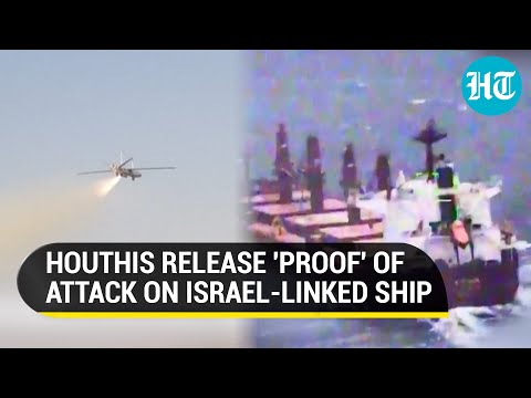 Houthi Drone Hunts Down 'Israeli' Ship In Red Sea; Iran-backed Rebels Release Dramatic Footage