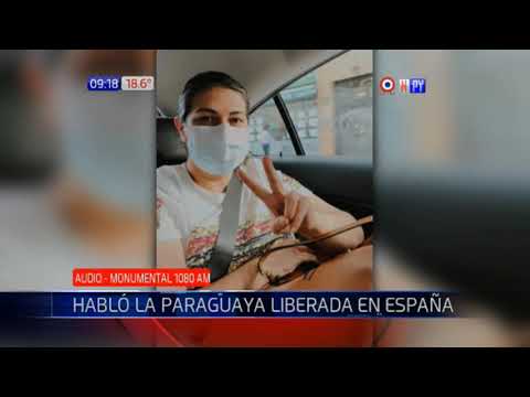 Habló la paraguaya liberada en España, a quien cargaron droga en su maleta