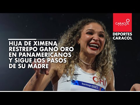 Ximena Restrepo y su esposo reaccionan al oro de su hija en los Juegos Panamericanos