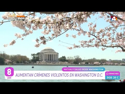 8AM - Aumentan crímenes violentos en Washington D.C.
