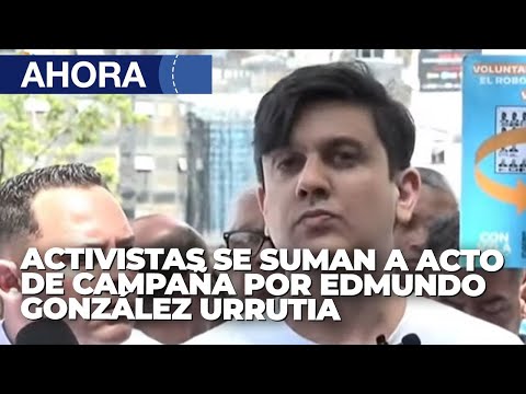 Activistas se suman a acto de campaña por Edmundo González Urrutia - En Vivo | 3Jul