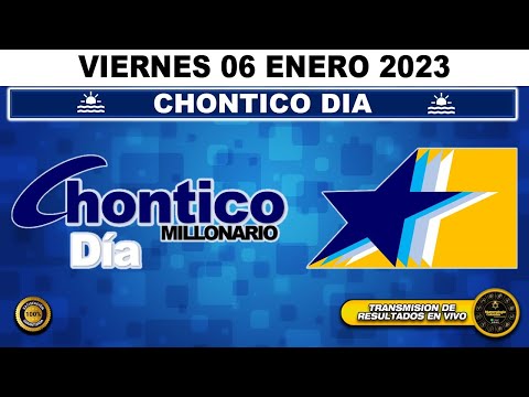 Resultado lotería CHONTICO DIA ?del VIERNES 06 de ENERO de 2023 (ULTIMO SORTEO DE HOY) l
